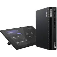 Lenovo ThinkSmart Tiny Kit Intel Core i3 i3-13100T 16 GB DDR4-SDRAM 256 GB SSD Windows 11 IoT Enterprise Mini PC Zwart