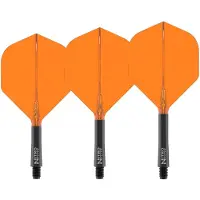 Red Dragon Nitro Flite Black and Orange - Dart Flights