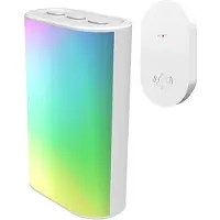 VB Extend Deurbelset met draadloze ontvanger en LED paneel + Beldrukker met LED indicatielamp - 100 meter bereik - 32 melodieën - Wit