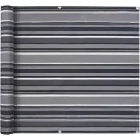 vidaXL Buiten Paraplu 400 x 90 cm oxford Rechthoekig Meerkleurig