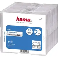 Hama Cd Slim Double Box 25-P.