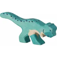 Gollnest & Kiesel Dinos - Pachycephalosaurus - 15X2X8Cm - Houten Figuur - Handgemaakt
