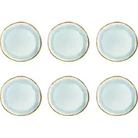 Medard de Noblat - Shadow Aqua - Dinerbord 28 cm - 6 delig - Stoneware