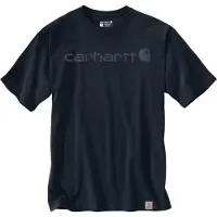 Carhartt Dearborn Relaxed Logo T-Shirt - Blauw - M