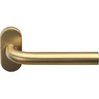 Formani Basics LB3-19B32 deurkruk dubbel geveerd op ovale rozet - PVD mat goud