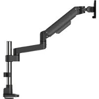 Speaka Professional SP-MM-1050 Tafelbeugel voor monitor Aantal monteerbare displays: 1 Display(s) 38,1 cm (15) - 101,6 cm (40) Zwart/zilver Kantelbaar,