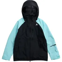 Burton - Ski jassen - M Reserve 3L Jacket True Black/Light Teal voor Heren - Maat M - Zwart