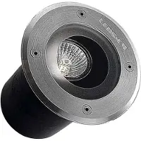 LEDS-C4 Grondspot inbouwlamp Gea GU10 GEA, alu / grijs / zink, Roestvrij staal, Modern
