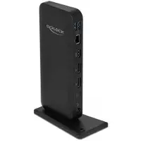 DeLOCK USB Type-C DP 1.4 Docking Station 4K - HDMI / DP 1.4 / USB 3.2 / LAN / PD 3.0