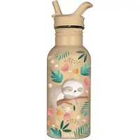 SASSI JUNIOR RVS Fles - - Gnawy de luiaard - 500 ml - Multicolor - Isotherm