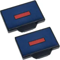 Trodat Reserve-stempelkussen 6/56/2 83493 56 x 33 mm (bxh) Blauw-rood 2 stuk(s)