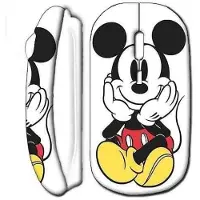 MANIACASE Draadloze Muis - Disney - Mickey - Wit - USB Wifi - Compatibel met Mac en PC