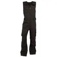Dassy Werkoverall Holmes Zwart – Maat M – Versterkte Overall met Cordura – EN 14404 Type 2 Level 1 – Duurzame Werkoverall voor Intensief Gebruik