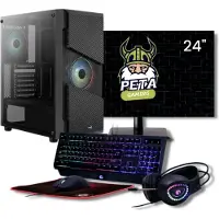 Peta Gaming Set- Ryzen 5 5500GT - 32GB RAM - 2.0TB M.2 SSD - Nvidia GeForce RTX5060Ti 8GB - WiFi - Windows 11 Pro (GamePC + 24" FullHD monitor + toetsenbord + muis)