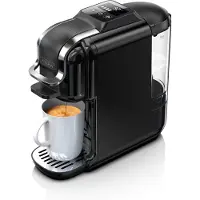 HiBREW H2C Koffiecupmachine – Hot & Cold Brew – Touchscreen – 7 Kopgroottes – Temperatuurregeling – 20 Bar – Compatibel met DG/NS/Lavazza – Zwart