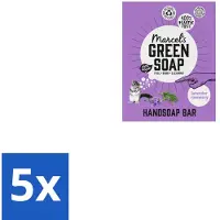 Marcel's Green Soap 5 x - Handzeep Bar - Lavendel & Rozemarijn - Zachte verzorging - 90 gr - Handzeep Bar - Natuurlijke Handzeep - Vegan Handzeep - Milieuvriendelijke Handzeep - Lavendel En Rozemarijn