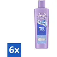 Andrélon – Shampoo – Anti Roos – 250 ml - Voordeelverpakking - 6 stuks