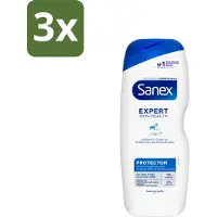 Sanex 3 x – Douchegel – Expert Skin Health Protector – 600 ml - Kabel - Kabels - Kabelsysteem - Kabelsysteem