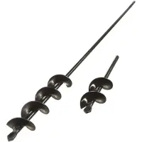 Westfalia Stalen plantboor/aardeboor set, 2 stuks