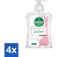 Dettol - Handzeep - Hypoallergenic - Gevoelige Huid - 250 ml - Voordeelverpakking - 4 stuks