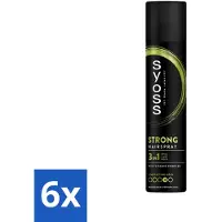 Syoss - Strong Hold - Haarspray - Sterke Fixatie - 300 ml - Voordeelverpakking - 6 stuks