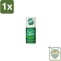 Happy Earth 1 x – Deodorant Roll-On – 100% Natuurlijk Bergamot Cedarwood – 75 ml- Natuurlijke Deodorant - Bergamot - Cederhout - Roll-on Deodorant - 24 Uur Geurvervoeging