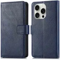 IMoshion Luxe Bookcase voor de Apple iPhone 16 Pro - Donkerblauw