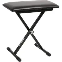 Quiklok QUIK-LOK BX9 Muzikantenbank Zwart Gestoffeerde zitting, Accessoires voor instrumenten, Zwart