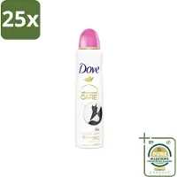 Dove 25 x – Deodorant Spray – Invisible Care – 150 ml - Grootverpakking - Anti-transpirant Spray - Zweetvermindering - Geurvermindering - Onzichtbare Strepen - Huidverzorging