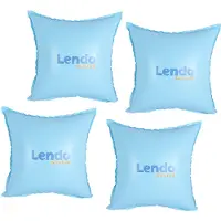 Lendo Online Zwembadkussen Winter 4 Stuks PVC Blauw