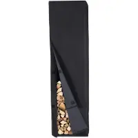 Lendo Online Hoes Brandhoutrek 100x25x196 cm Oxford Zwart