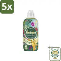 Robijn 5 x – Wasverzachter – Intense Paradise Secret – 765 ml - Grootverpakking - Koffiezetapparaat