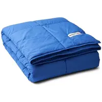 Bongusta plaid - puffy planket Dazzling blue - deken - hoog blauw