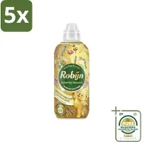 Robijn 5 x – Wasverzachter – Bohemian Blossom – 765 ml - Grootverpakking - Koffiezetapparaat