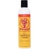 JESSICURL Hair Cleansing Cream – Island Fantasy - Steil - Krullend - Kroes Haar - Milde en Hydraterende Shampoo - 237ml