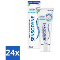 Sensodyne - Tandpasta - Complete Protection + Cool Mint - Koele Munt - 75 ml - Voordeelverpakking - 24 stuks