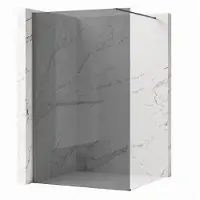 REA Walk-in Douchewand Flexi Grey / Titan 100