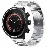 IMoshion Stalen bandje - Universeel 24 mm aansluiting - Zilver