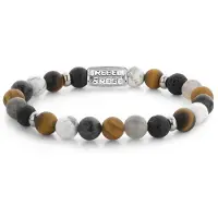 Rebel & Rose Mountain Cliff RR-80120-S-L Armband 8mm 19cm