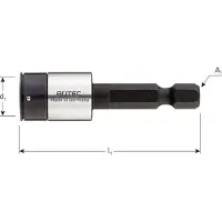 Rotec Niet-magn. dopsleutel E 6,3 x 50mm 1/4 - 8193010