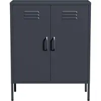 Lendo Online Dressoir Metaal 80x40x100 cm Antraciet