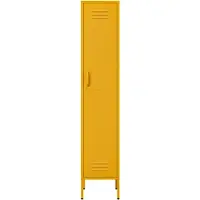 Lendo Online Lockerkast Metaal 35x50x180 cm Geel