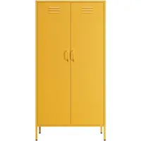 Lendo Online Lockerkast Metaal 90x50x180 cm Geel