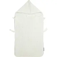 Meyco Baby Knots voetenzak - offwhite - 40x82cm