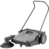 Kärcher KM 70/15 Professional Veegmachine - Werkbreedte met 1 zijbezem 70 cm - Prestaties 2800 m²/u - Duwbeugel inklapbaar
