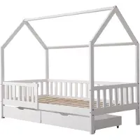 Happy Garden Kinderbed 190x90cm wit met lades MARCEAU