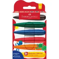 Faber-Castell waskrijt - Fingers - 6 stuks op karton blister - FC-120409