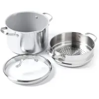 Greenpan Venice Pro Evershine 3-delige multikookset 24cm - PFAS-vrij