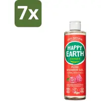 Happy Earth 7 x – Douchegel – 100% Natuurlijk Floral Patchouli – 300 ml - Douchegel - Natuurlijke Douchegel - Vegan Douchegel - Patchouli Douchegel - Bloemige Douchegel