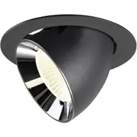 SLV Inbouwspot Numinos Gimble XL zwart/chroom 4000K - 40gr